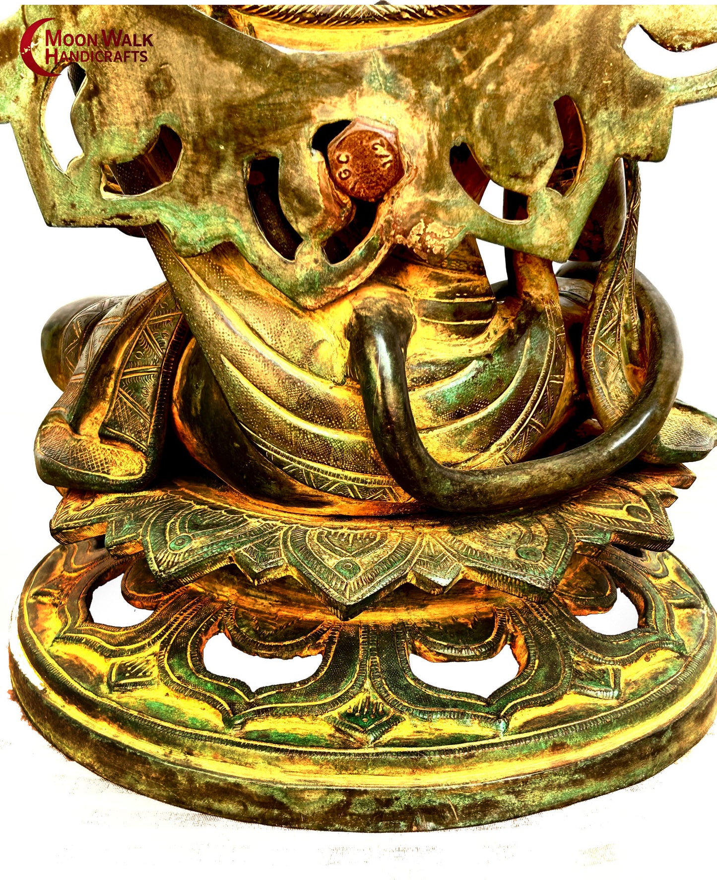 Divine Blessings: Bronze Lord Hanuman Sitting Statue CODE ROH178